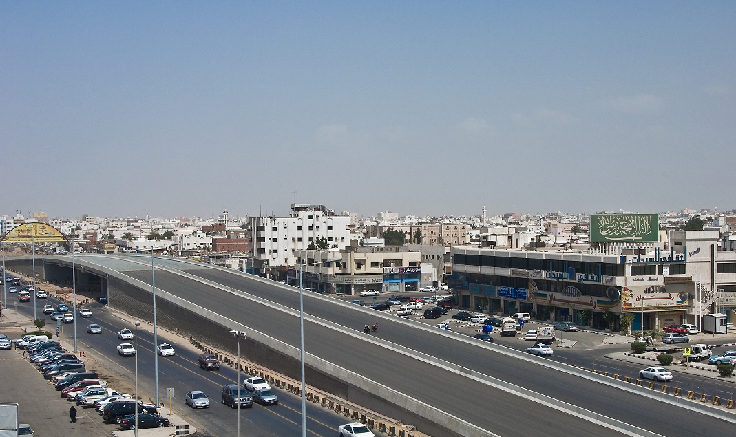 Bridge of King Fahd St with Quraish St – Jeddah