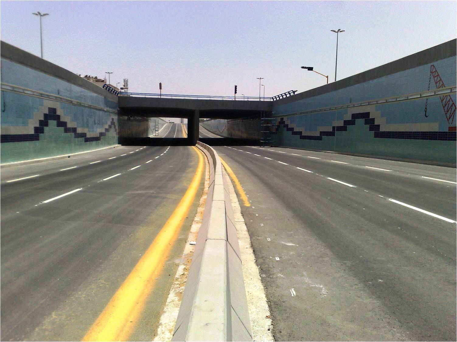 Underpass of King Abdulaziz with King Faisal – Dammam