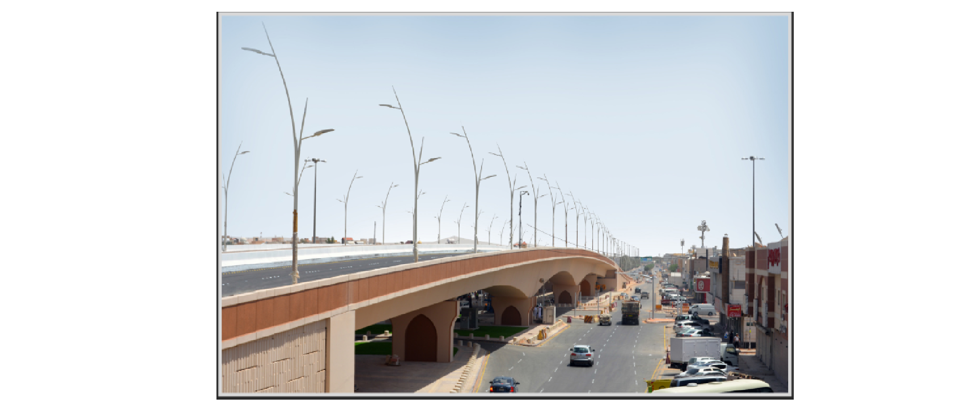 Bridge of Nasar St with Azizia St – Riyadh