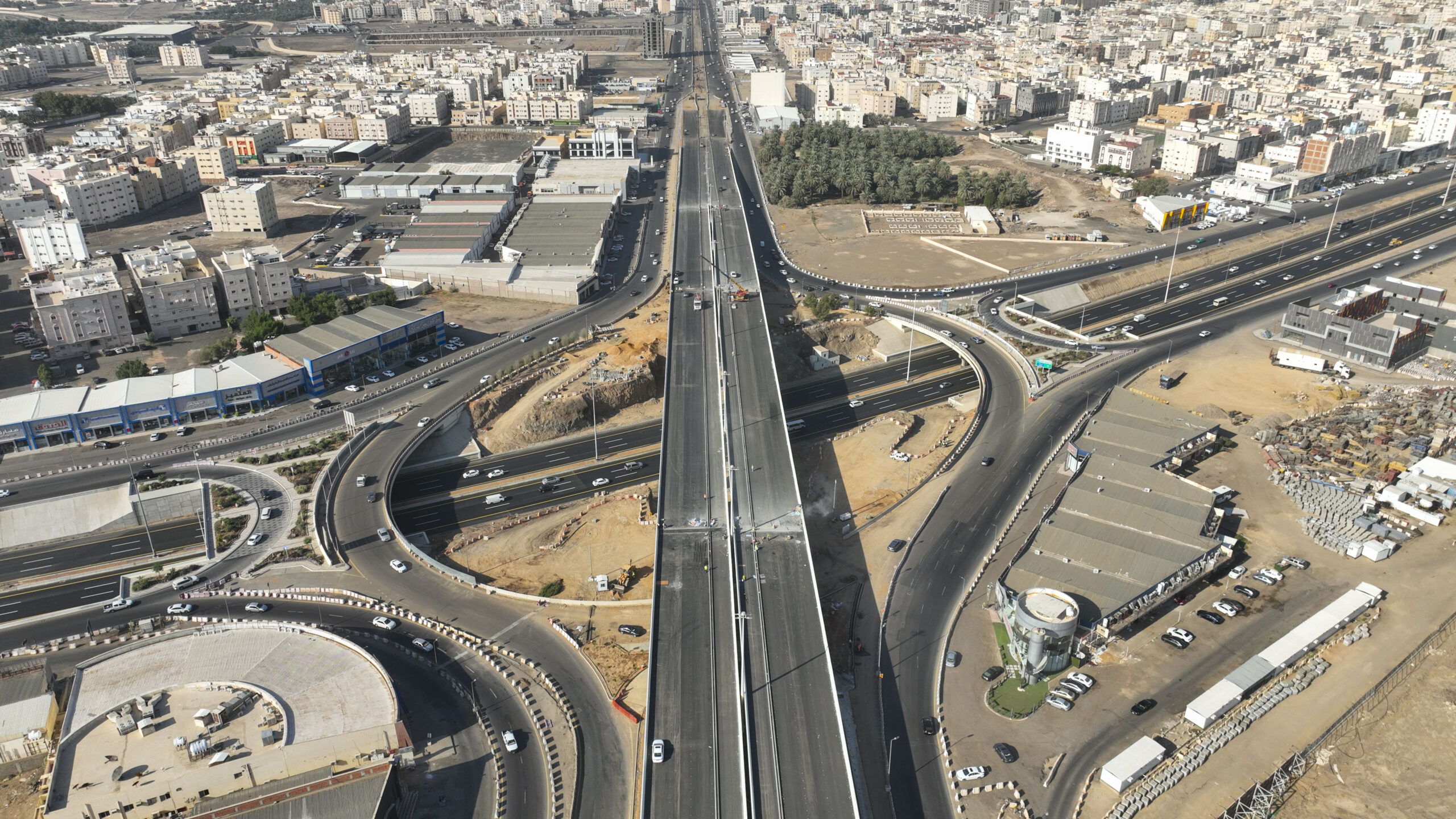 مشروع إنشاء وتنفيذ جسر عند تقاطع طريق الملك عبدالعزيز مع طريق الملك عبدالله بن عبدالعزيز(مرحلتين)